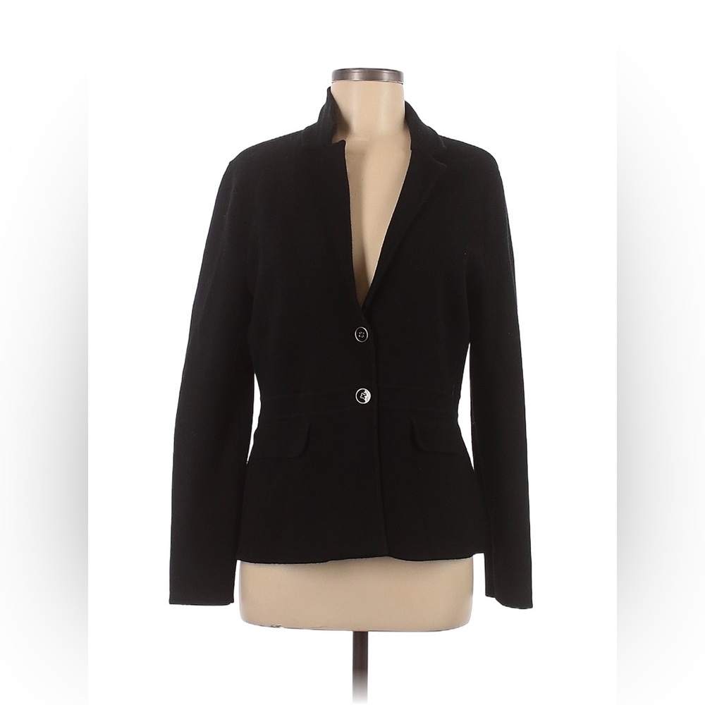Talbots Black Sweater Blazer